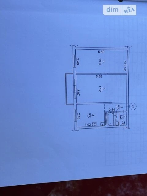 Продаж 2к квартири 46.2 кв. м на вул. Метробудівська • ID 34