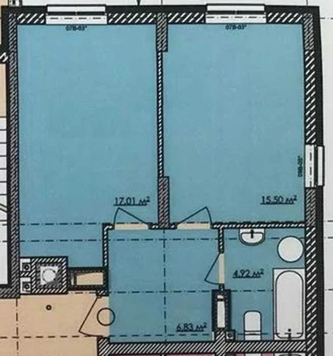 Продаж 1-к. квартири 45/25/20м² ЖК Lazur Sky вул.Зелена 5500