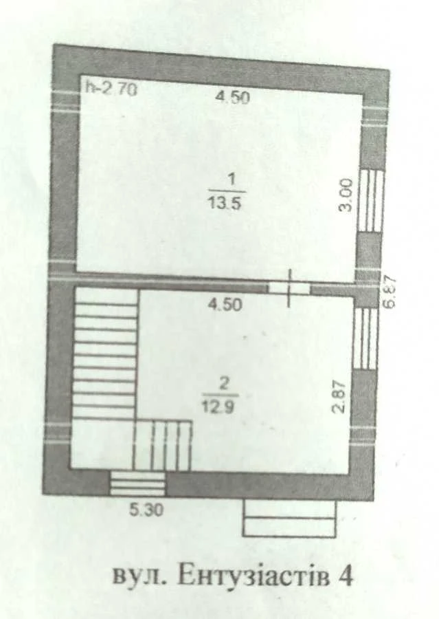 Продаж будинку 54 м², 4-а Ентузіастів вул., 17