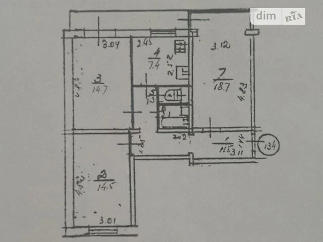 Sale of 3-room apartment 72 sq. m on Beresteyskyi Avenue 127 • ID