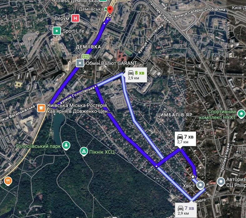 Новий будинок 125 м² біля м. Голосієво, поблизу лісу — власн