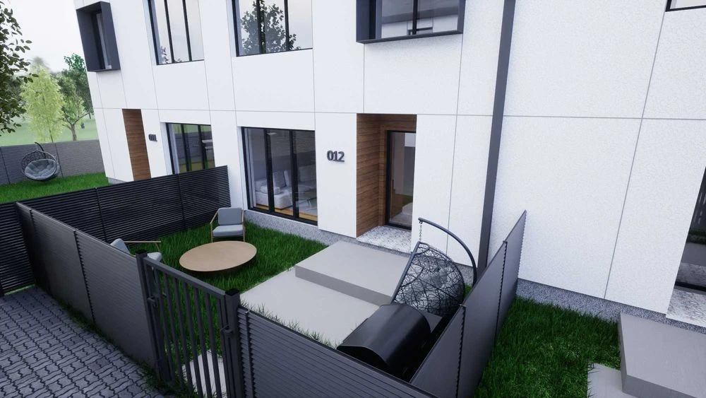 Продаж таунаусу квартири 62м2 звласним двориком, паркомісцем