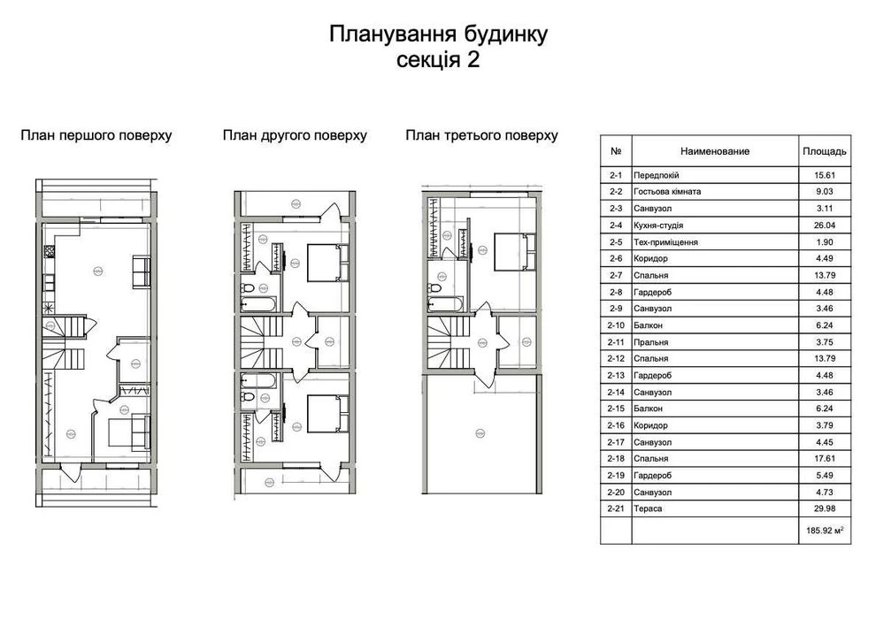 Продаж Таунхаус 800 метрів метро Славутич, тераса на даху на