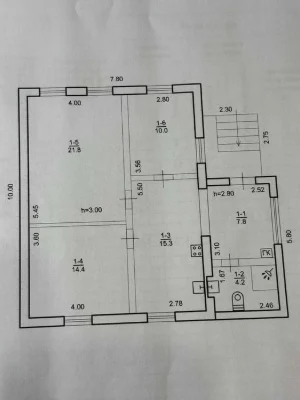 Продам будинок з новим ремонтом 80м+10сот біля Фрунзенського