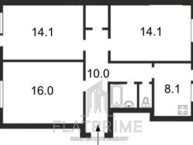 Sale of 3-room apartment 70 sq. m on Demiivska Street 45A • ID 3467