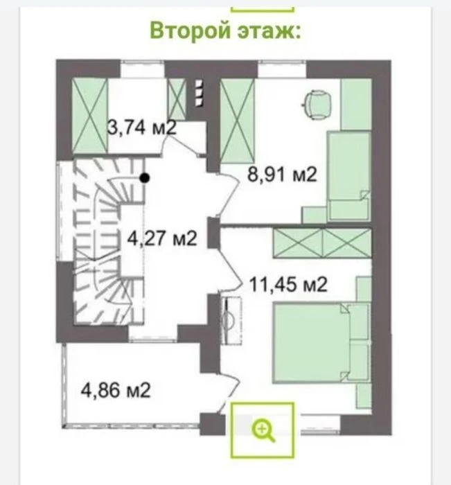Новый двухэтажный дом в черте города. Старые Кодаки (Сажевка