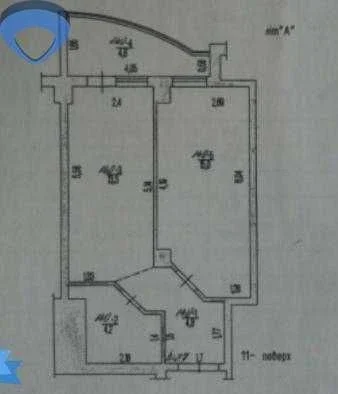 1 комнатная квартира 41кв.м