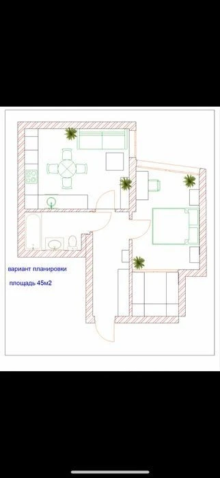 Selling a 1-room apartment in the Barvinok residential complex - Shumskogo 5 (Bereznyaki)