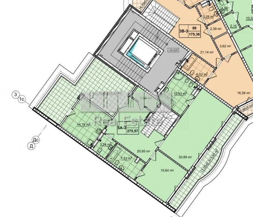 5k penthouse for sale, residential complex 52 Perlyna, Boychuka St., 19a, WITHOUT CO