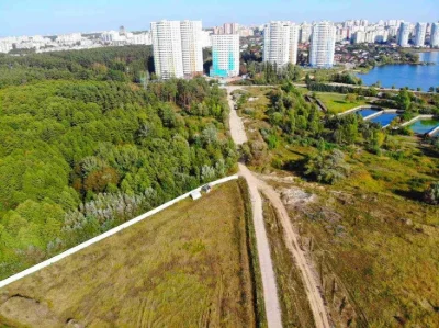 УНІКАЛЬНА видова ділянка на воду та ліс в Києві метро Академ