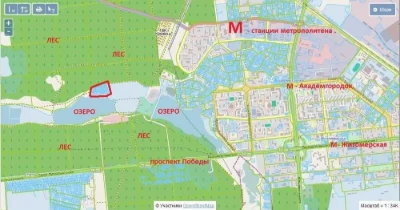 УНІКАЛЬНА видова ділянка на воду та ліс в Києві метро Академ