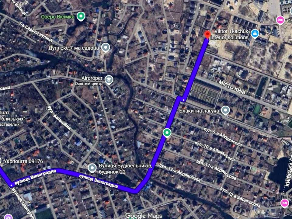Ділянка. Київ, Центральна вул.