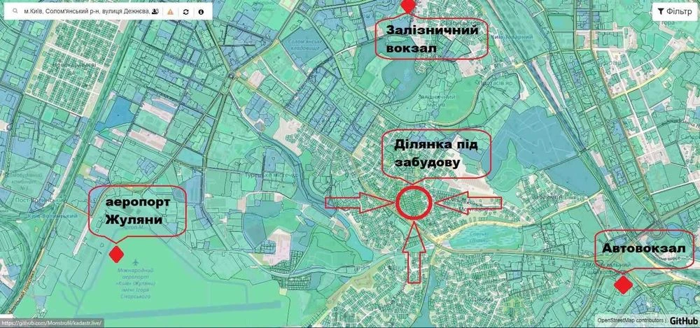 Срочно. Видовой участок 20 соток рядом с центром Киева, ул.