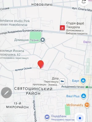 Продаж Ділянка під житлову забудову Святошинський