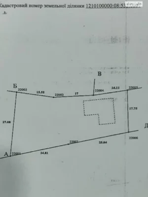 Продаж Ділянка під житлову забудову Таромське