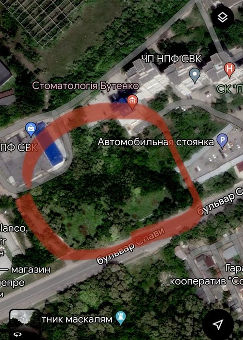 Продается участок под застройку жилой или коммерческой недви