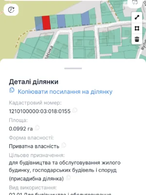 Продаж Ділянка під житлову забудову