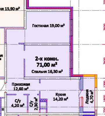 Продам 2-х кімнатну квартиру в жк Мандарин