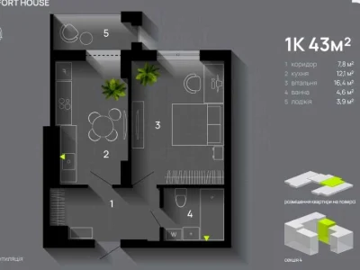 Квартира. Івано-Франківськ, Хіміків вул.