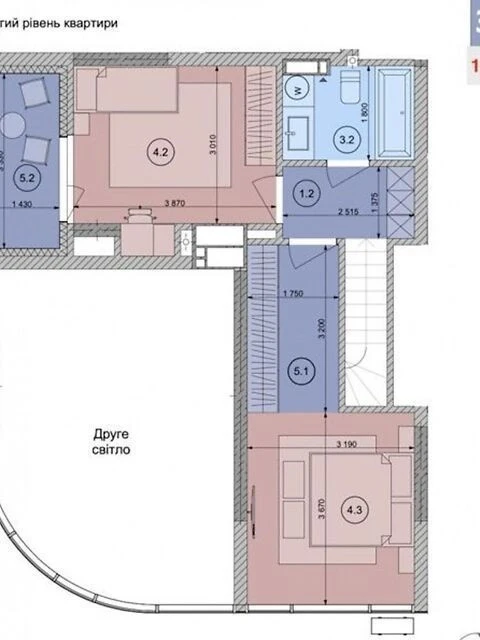 For sale 4-room apartment 152 sq. m. on Vasylkivska Street 1 • ID 34