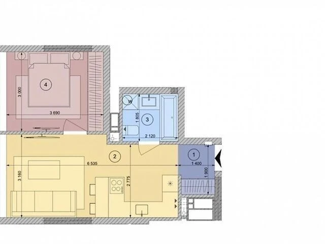 For sale 4-room apartment 152 sq. m. on Vasylkivska Street 1 • ID 34