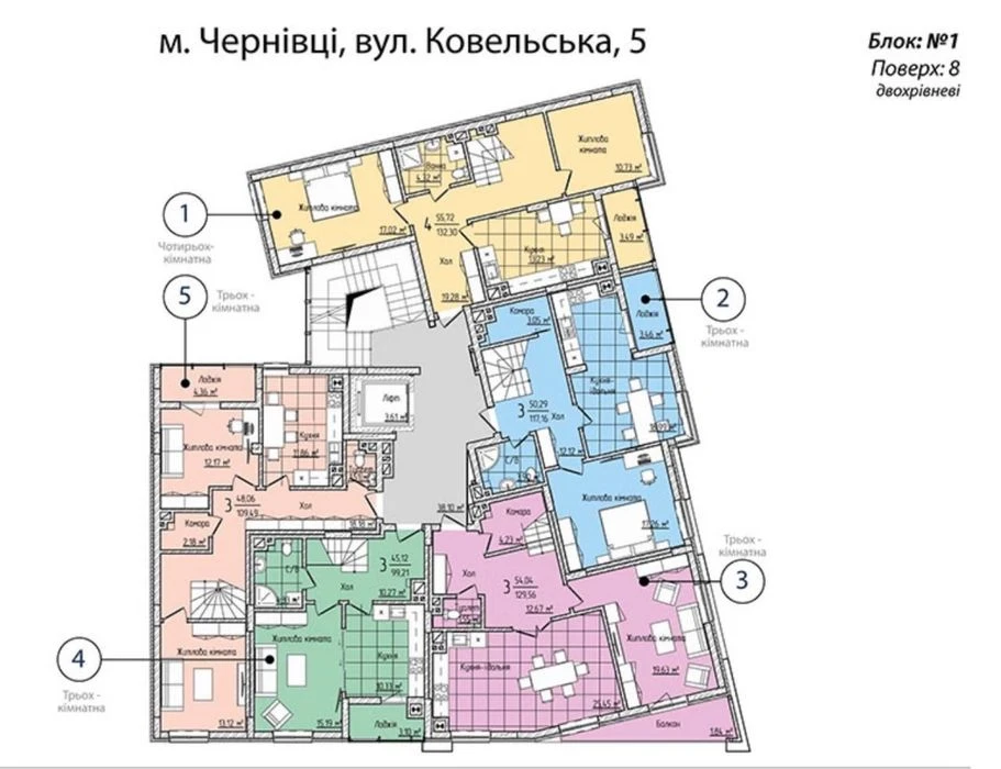 Продаж пентхаусу Ковельська