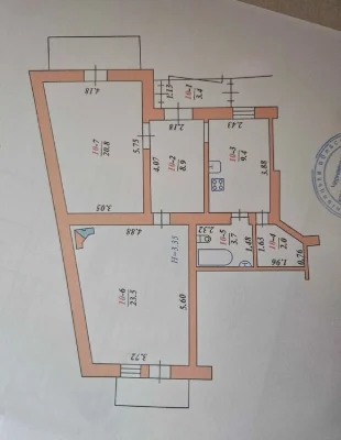 Продаж 2-к квартири в центрі біля Університету