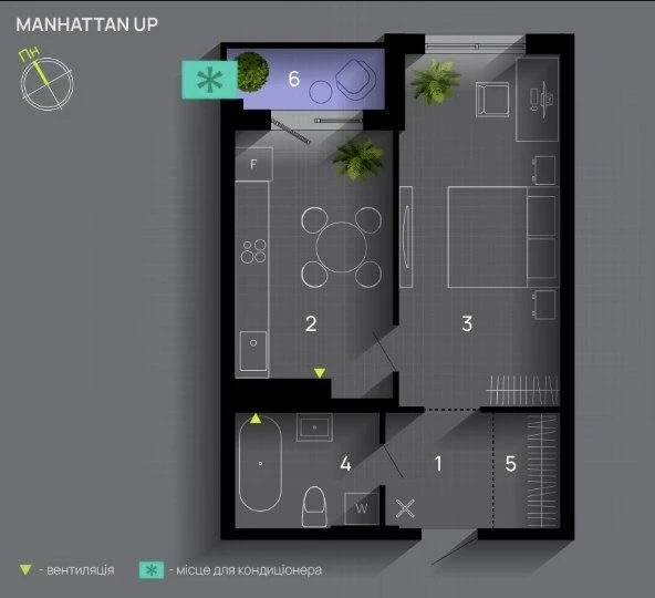 Продаю 1-кімнатну квартиру в ЖК Manhattan up з власним басей