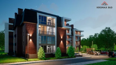 Двокімнатна квартира 69,75 м2 в ЖК Парковий Дім від Kromax B