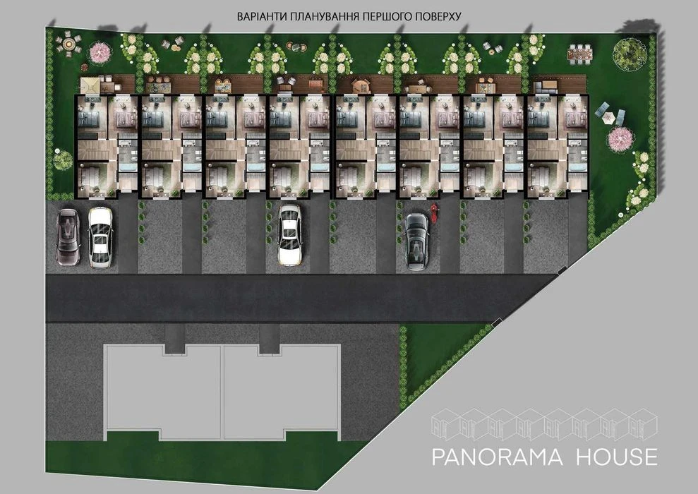 Продаж зданих в експлуатацію газифікованих таунів  в затишні