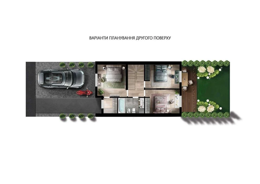Продаж зданих в експлуатацію газифікованих таунів  в затишні