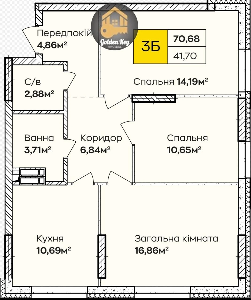 Продам 3-кімнатну квартиру за адресою вулиця Івана Кочерги 1