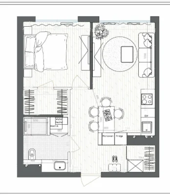Оренда 2-кімнатної квартири 48 м², Предславинська вул., 44