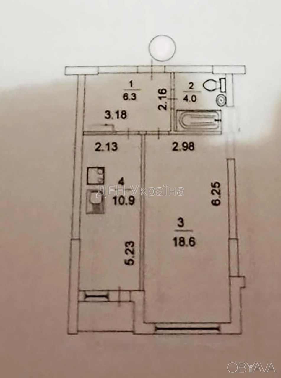 1-комнатная квартира, 41 м.кв.