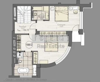 Оренда 4к пентхаусу з терасою, ЖК Atlantic Residences, вул.