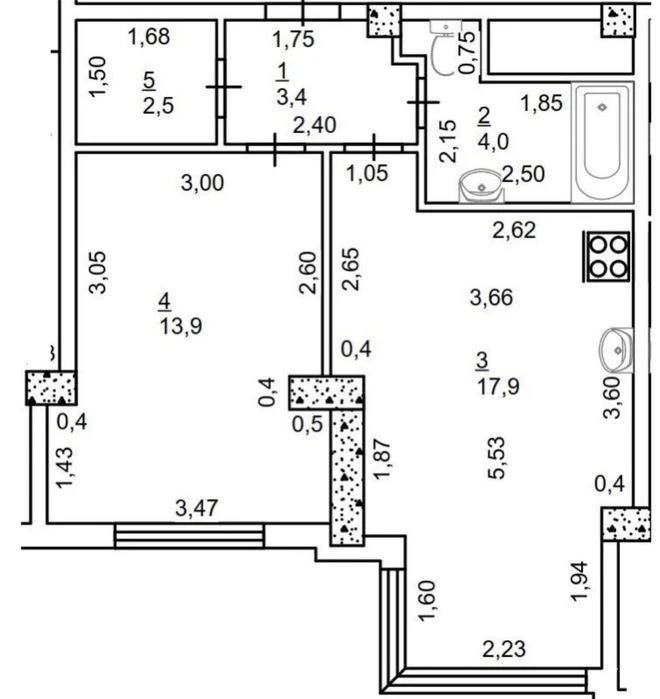 Оренда Квартири 43м2 ЖК Henesi House Нагірна 16 Татарка