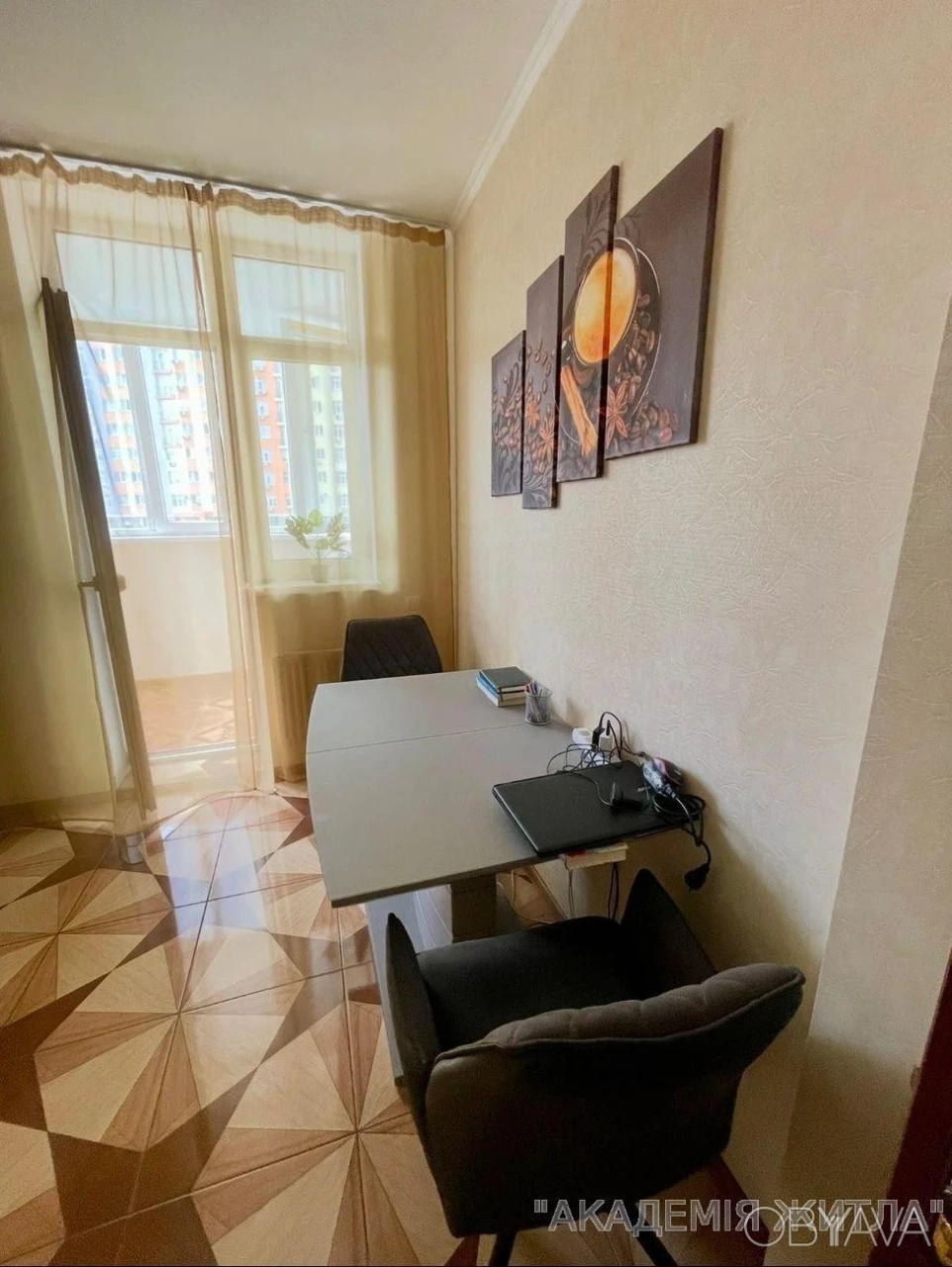 1-комнатная квартира, 43 м.кв.