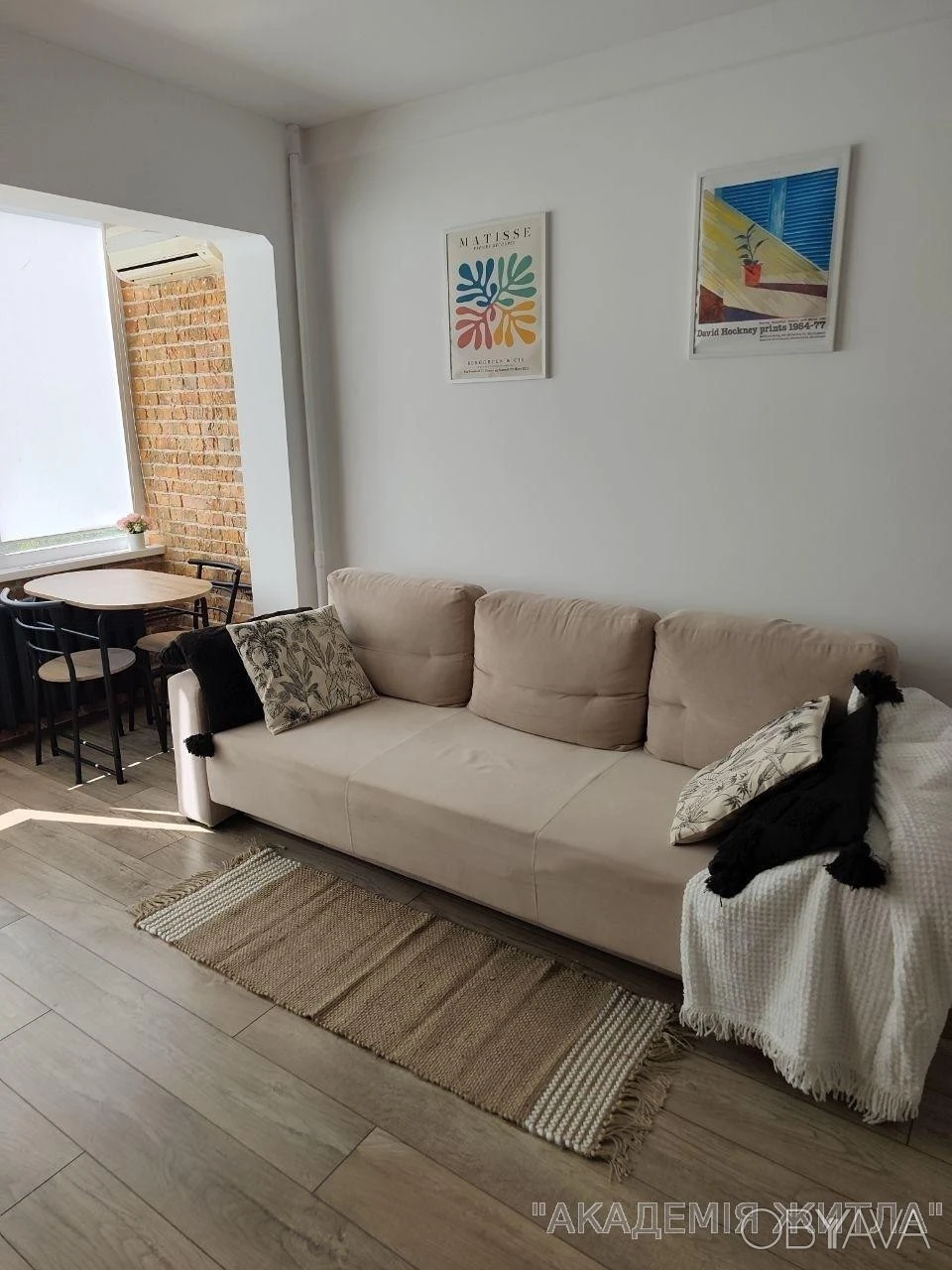 1-комнатная квартира, 33 м.кв.