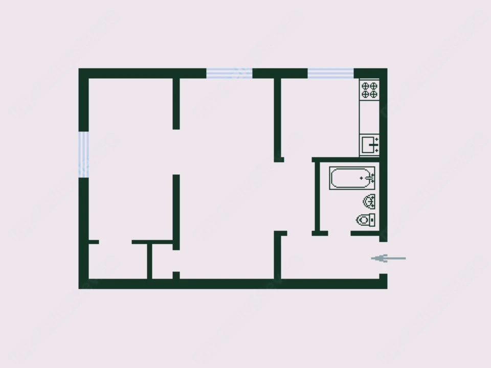 Аренда 2-комнатной квартиры 44 м², Галицкая ул., 14А
