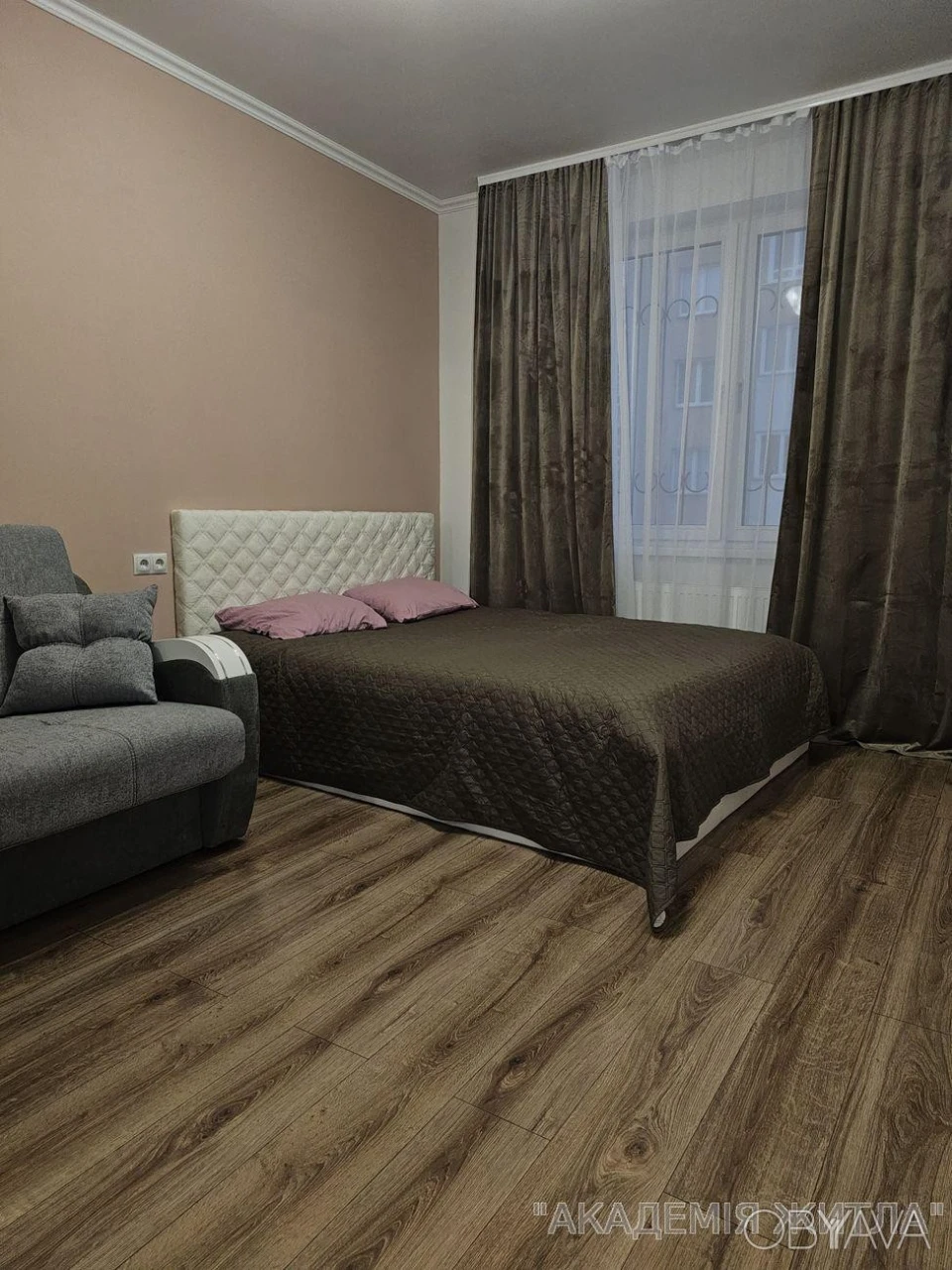 1-комнатная квартира, 38 м.кв.