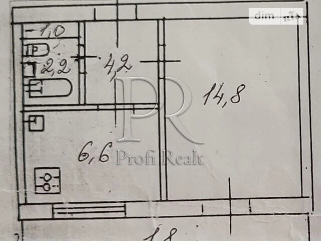Sale of 1-room apartment 31 sq. m on Milyutenka St. 44B • ID 34681