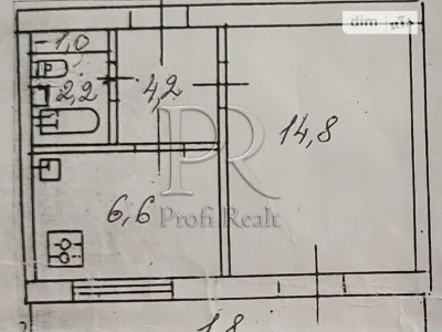 Sale of 1-room apartment 31 sq. m on Milyutenka St. 44B • ID 34681