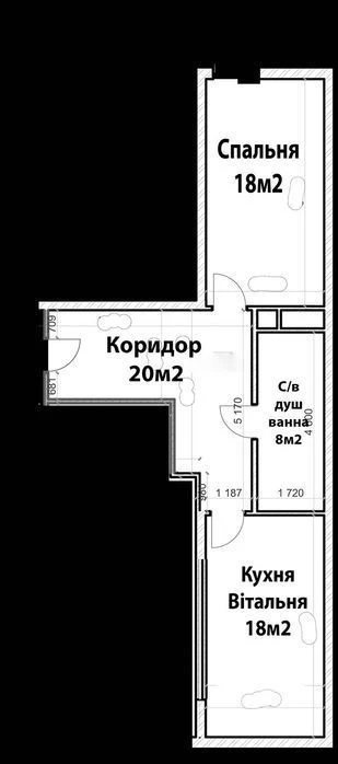 Оренда квартири Позняки, євродвушка (окрема спальна) ванна,