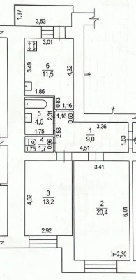 Продаж 2-во кімнатна, Сади, Нікітченка