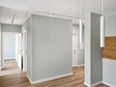 2-room apartment for a family with a child in the Comfort Town residential complex