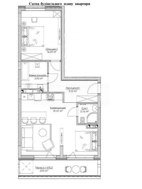 Apartment for sale, RYBALSKY residential complex, Naberezhno-Rybalskaya road