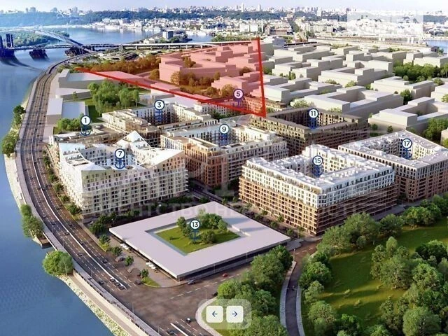 Apartment for sale, RYBALSKY residential complex, Naberezhno-Rybalskaya road