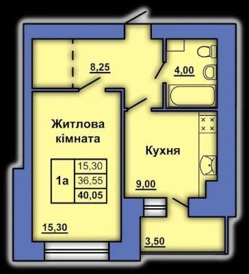 Однокімнатна квартира на Степового Фронту 20, будинок зданий