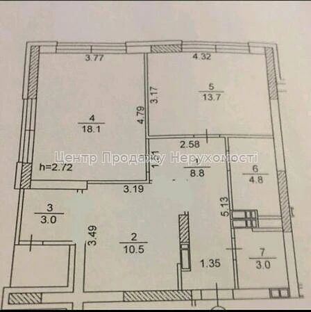Продаж 2к квартири 62 кв, метро Печерська