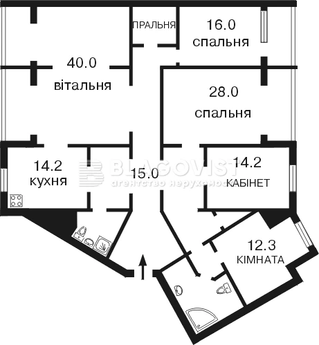 Оренда квартири Бажана Миколи просп. 36 в Києві / B-60788